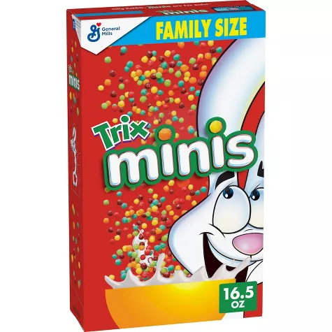 Trix Mini Family Size Cereal - 16.2oz - General Mills, image 1 of 9 slides