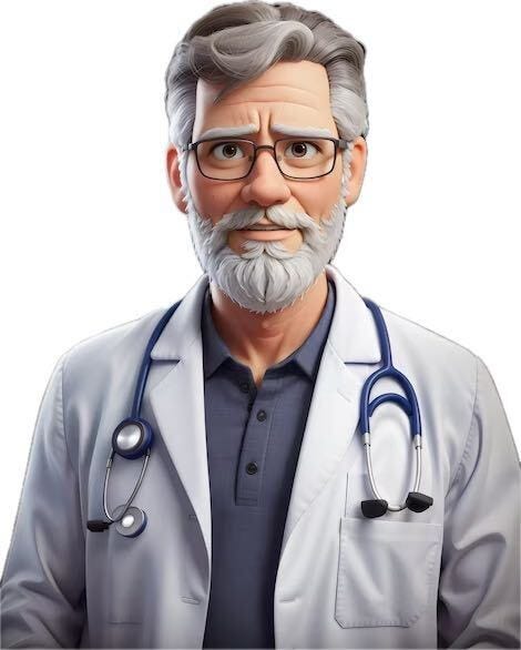 A person with a stethoscope around his neck

AI-generated content may be incorrect.