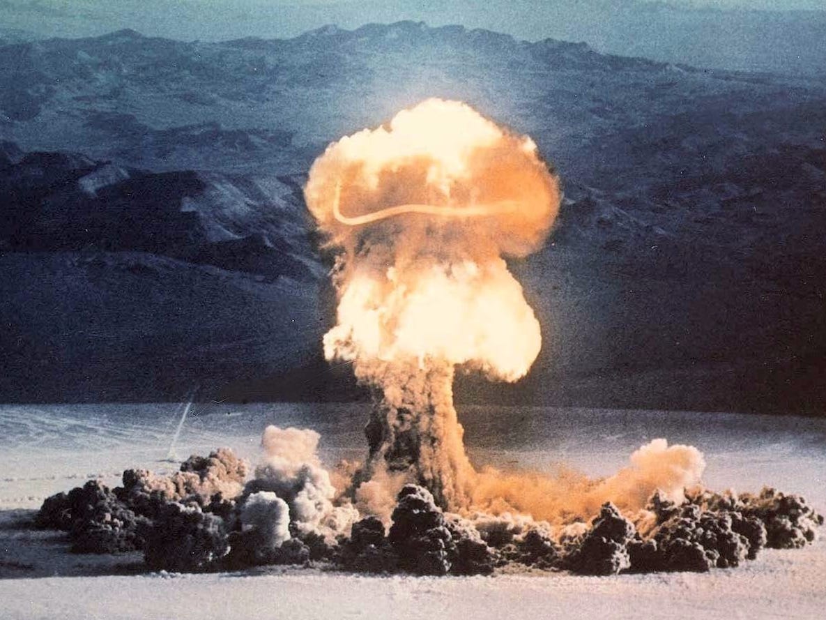 Watch newly declassified videos of nuclear bomb explosions - Business ...