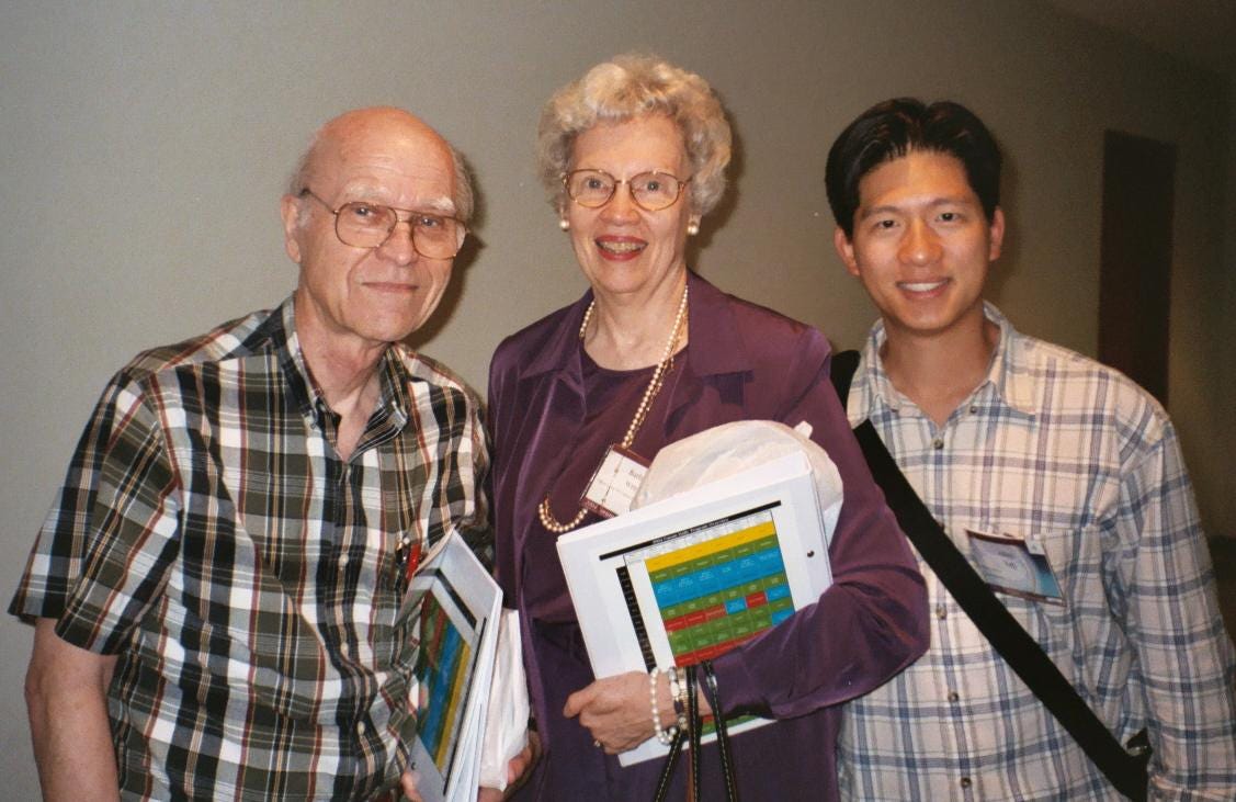 Allen Yeh with Ralph Winter and his wife Barbara