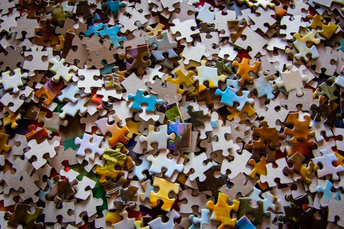 Free Assorted Puzzle Game Stock Photo
