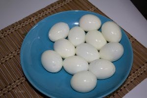 boiled eggs