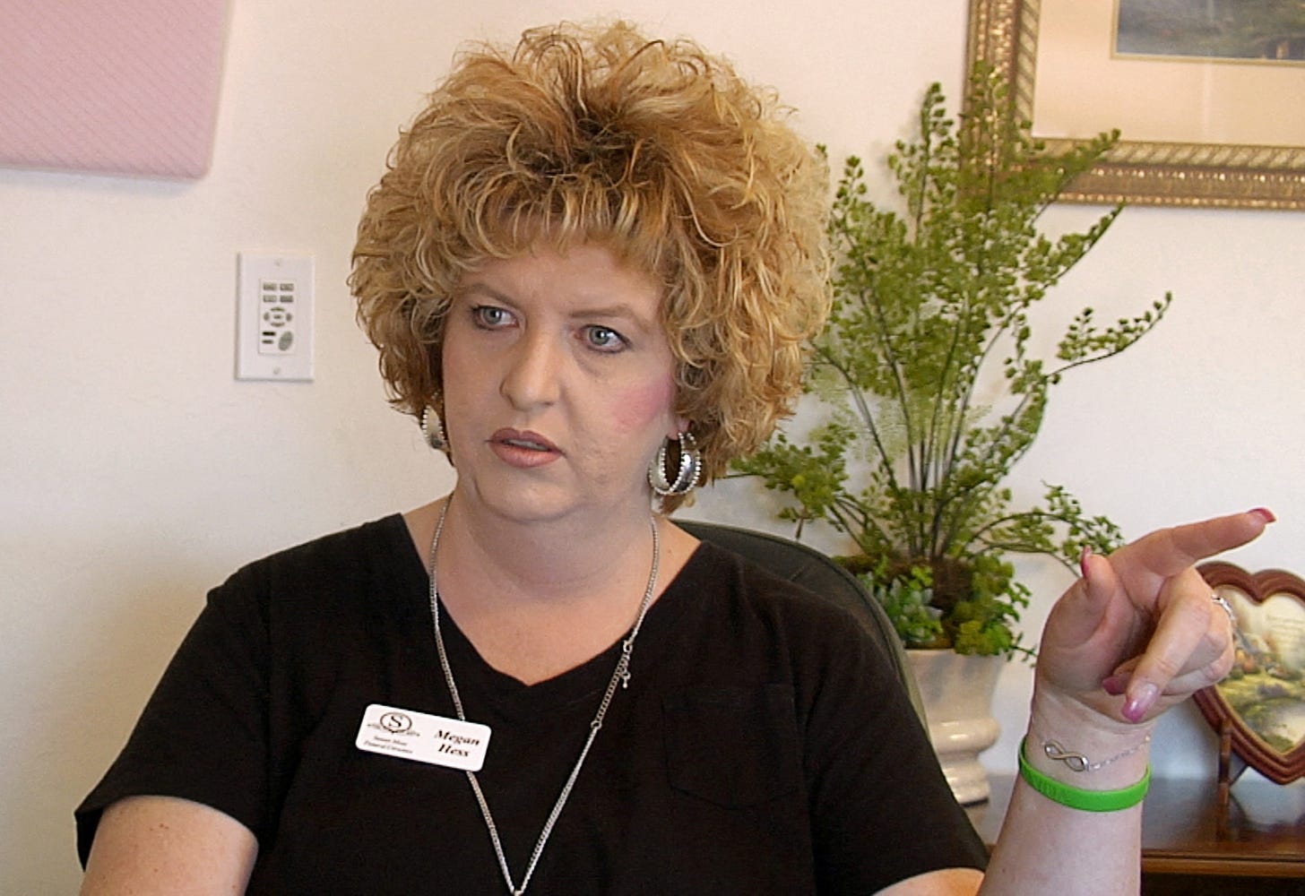 Megan Hess, owner of Donor Services, is pictured during an interview in Montrose