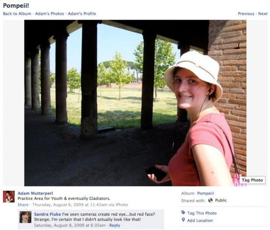 Sandra Fluke in Pompeii