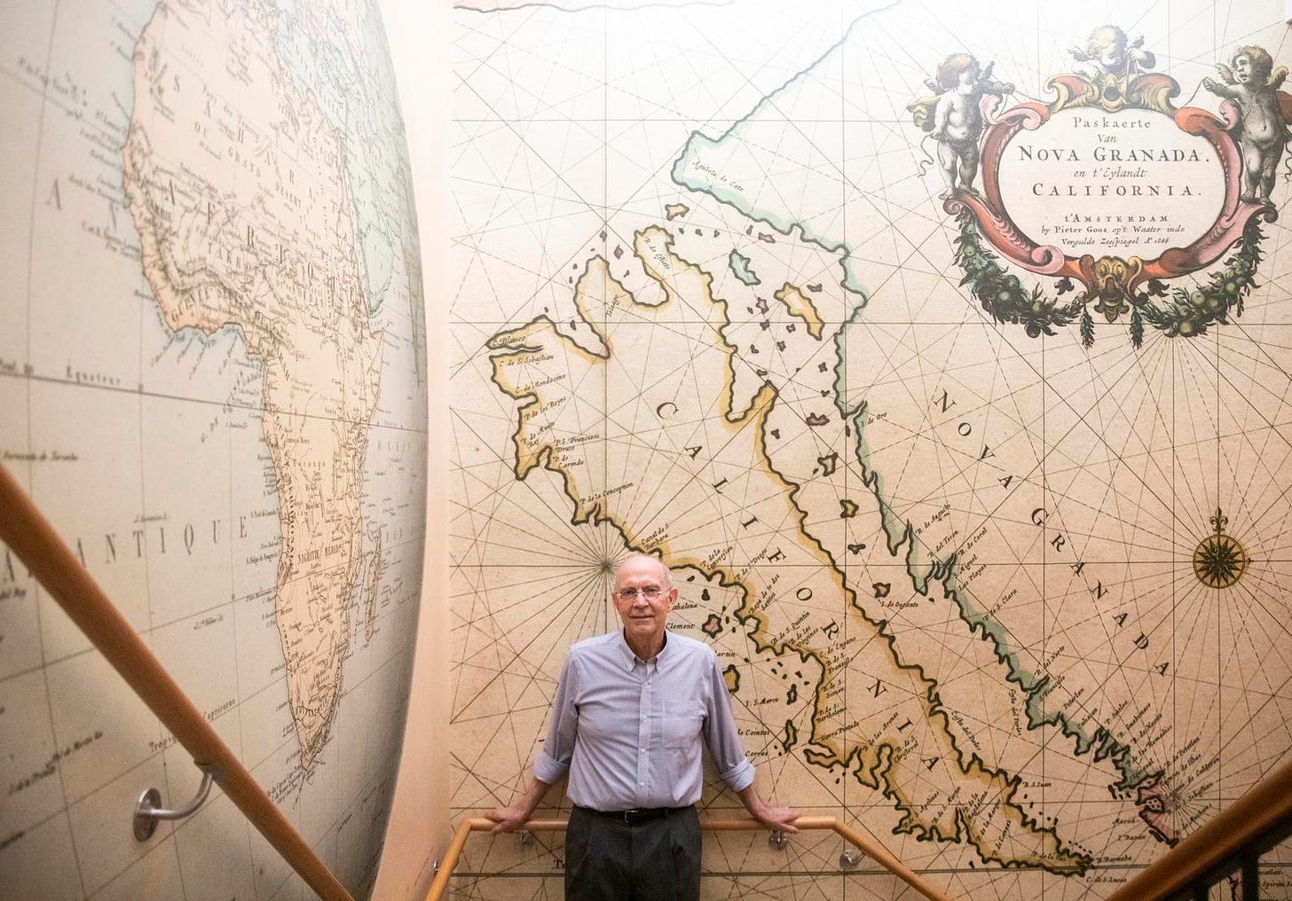 At Stanford's David Rumsey Map Center, the past, present and future converge