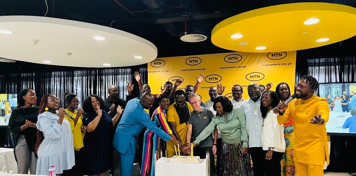 Emmanuel Agbeko Gamor (@eagamor) myMTN App NextGen team to launch our localized version of our flagship myMTN App circa November 2023, MTN House, Independence Avenue, Accra Ghana