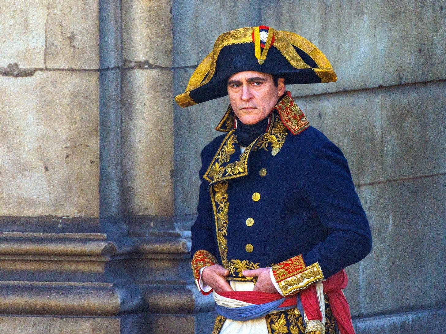 First images on set show Joaquin Phoenix as French Emperor Napoleon in  upcoming Ridley Scott epic | Tatler
