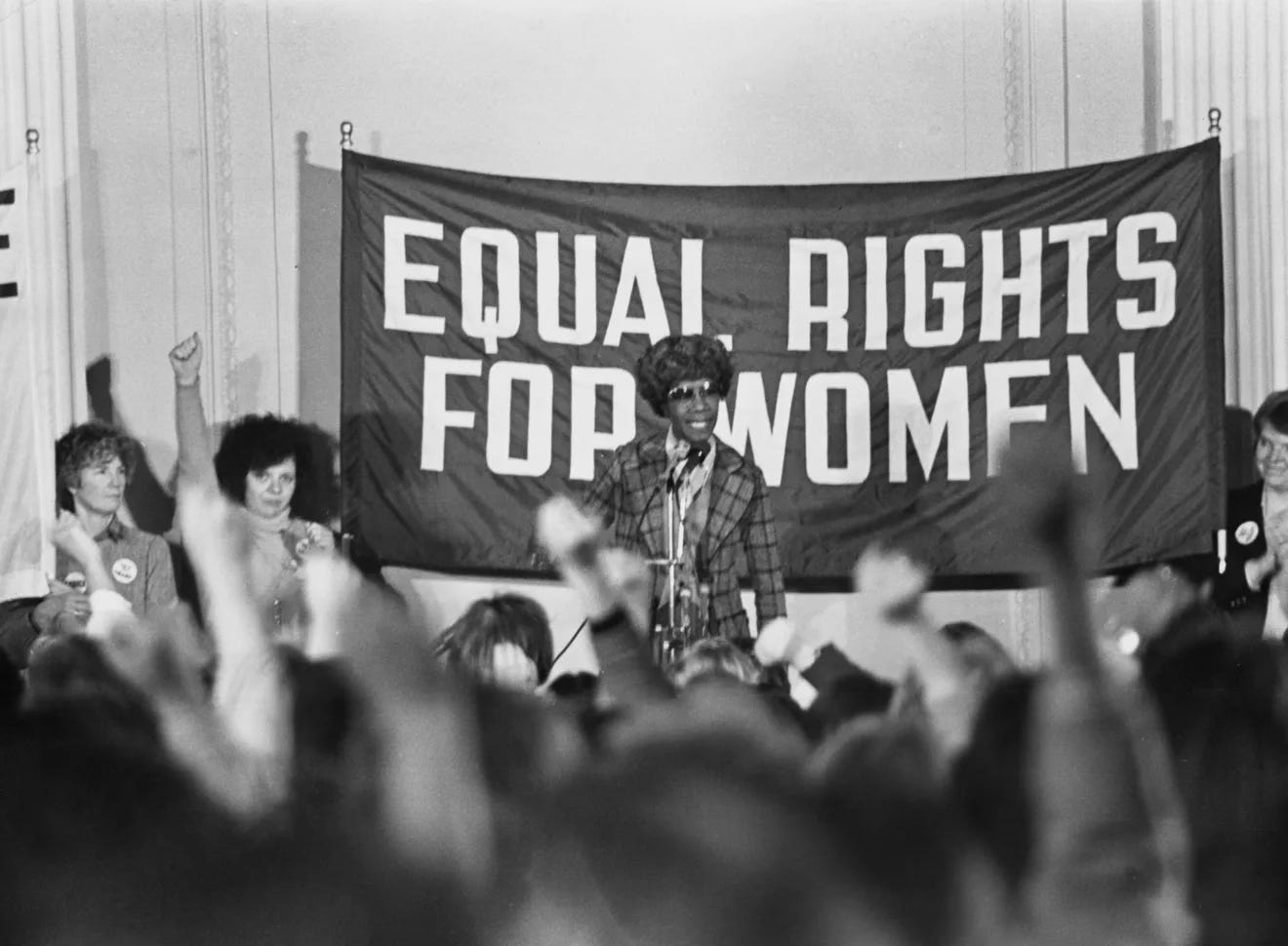 Shirley Chisholm campaigning for President