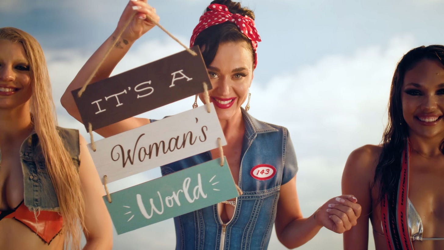 With “Woman's World,” Katy Perry Tries, Unsuccessfully, to Escape From the  2010s | Them