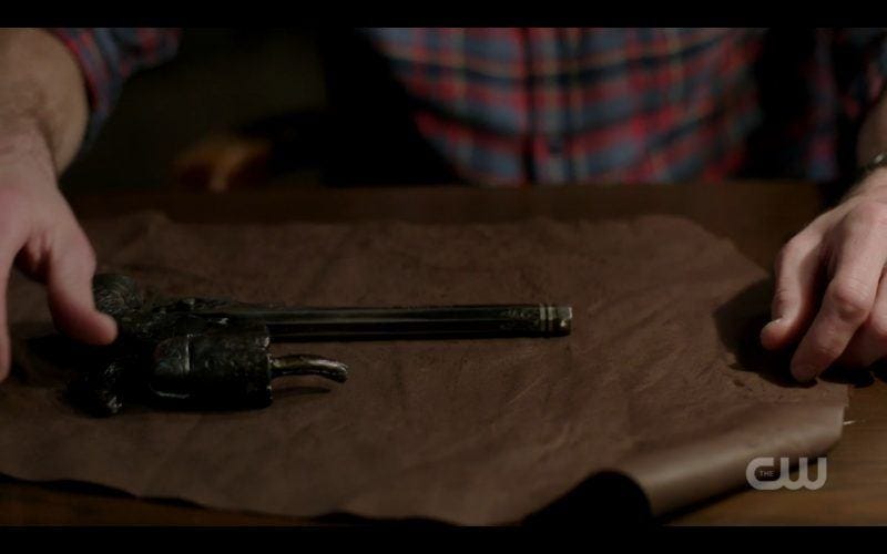 supernatural sam winchester with colt 1220 twigs