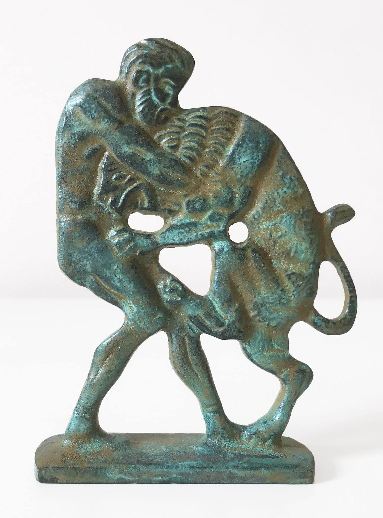 Amazon.com: The Ancient Home - Hercules Statue Bronze (Small) - Fighting  The Nemean Lion 10 cm / 3.9 inch Patinated Bronze Figurine : Home & Kitchen