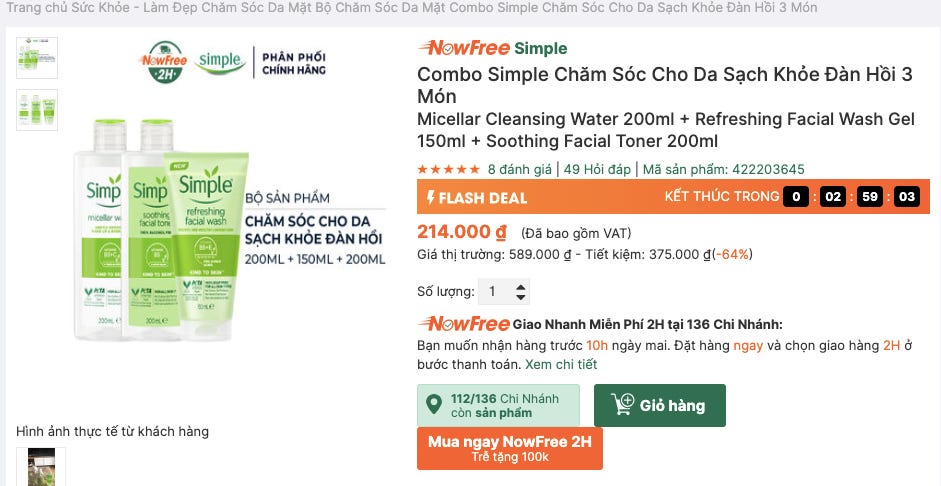 Ví dụ về hiệu ứng mồi priming effect
