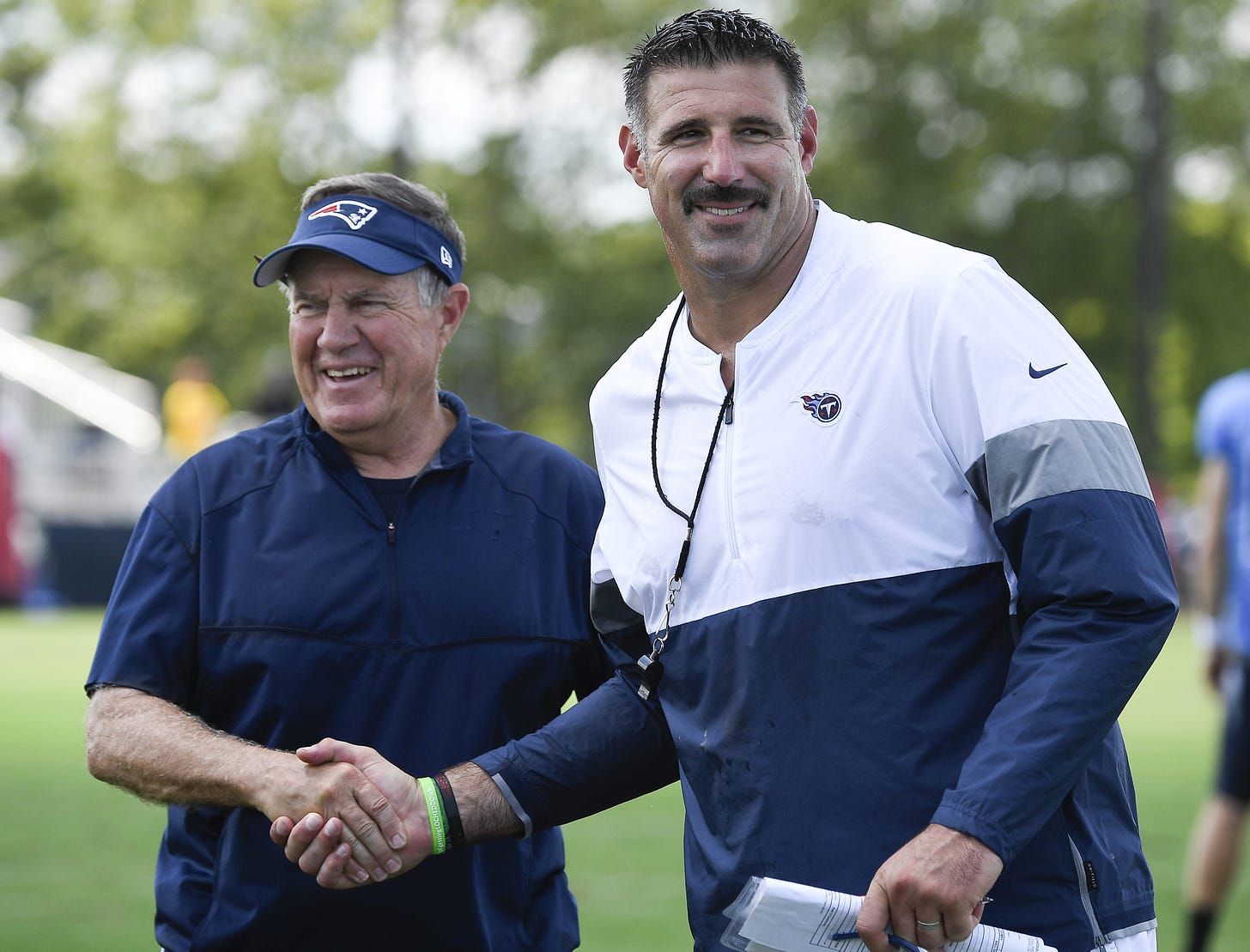 The time Mike Vrabel made Bill Belichick laugh
