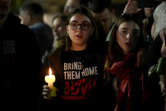 Relatives and friends of people killed and abducted by Hamas wait for their release (Copyright 2024 The Associated Press. All rights reserved)