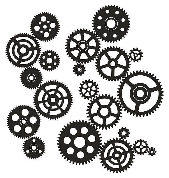 Gears Stock Illustration - Download Image Now - Gear - Mechanism,  Equipment, Clock - iStock