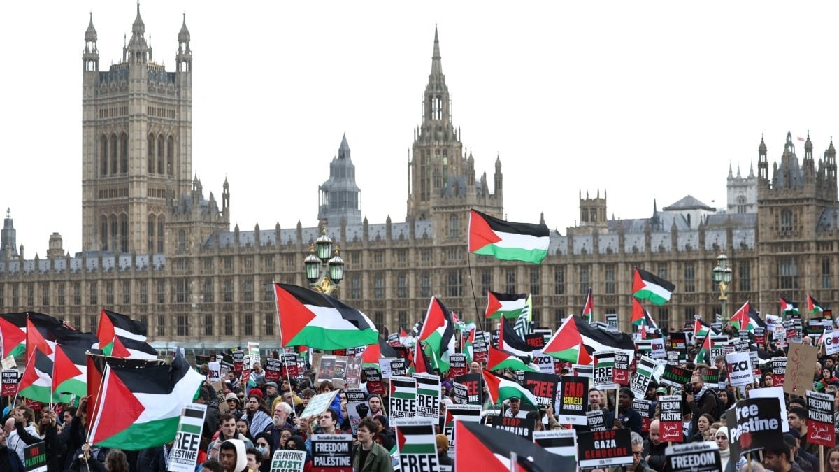 Hundreds of Thousands Rally in Global Cities to Support Palestinians