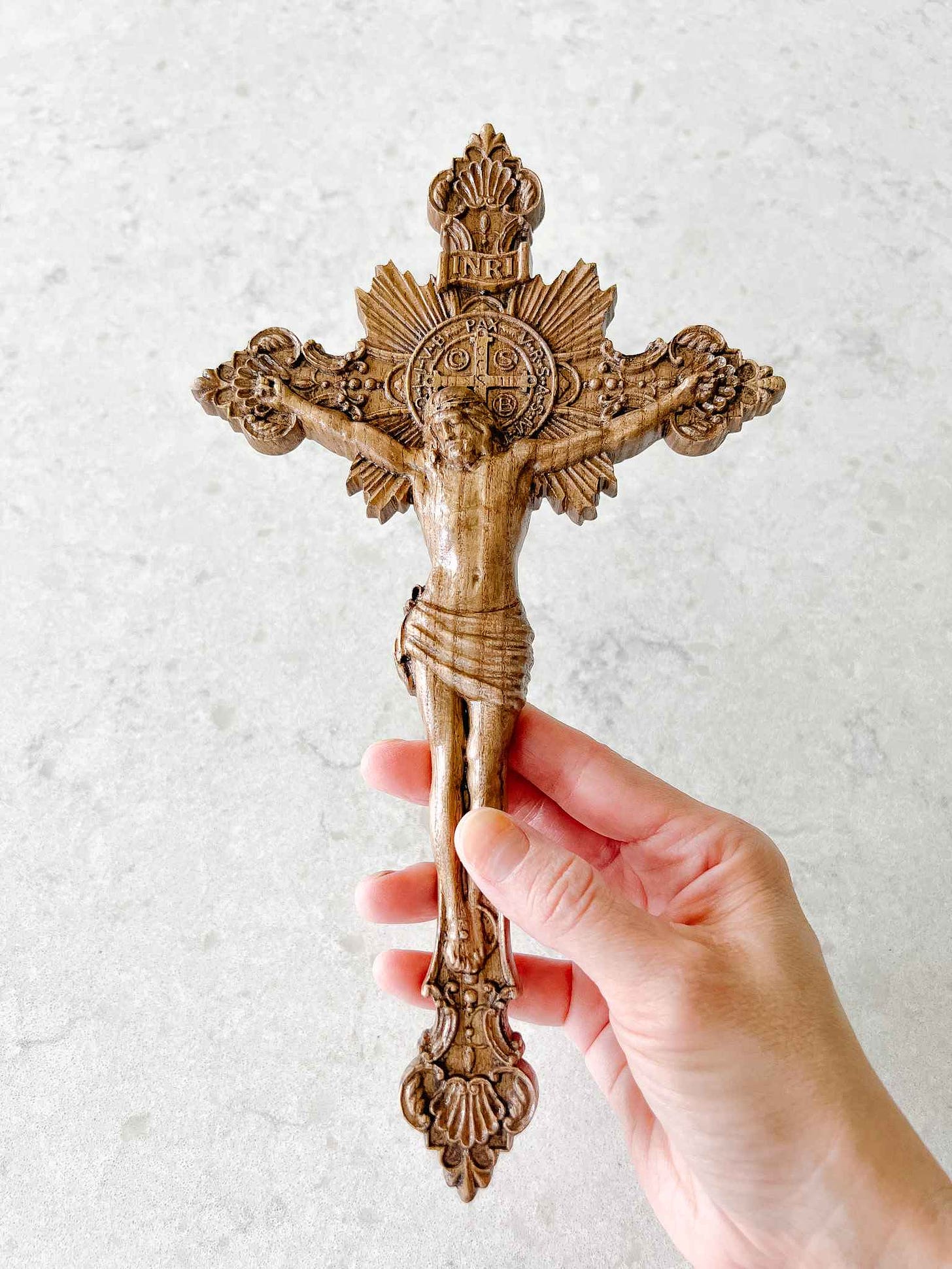 Carved Wooden Crucifix – House of Joppa
