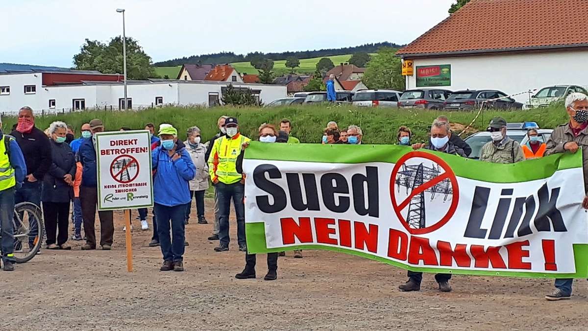 Protest gegen Stromtrasse: Südlink „in der entscheidenden Phase“ -  Schmalkalden - inSüdthüringen