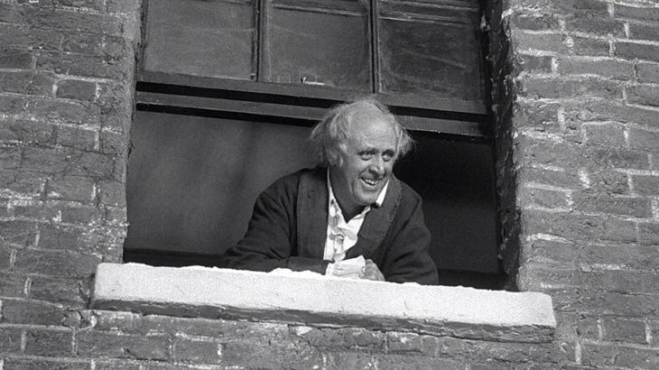 Alastair Sim as Ebenezer Scrooge in the 1951 film Scrooge.