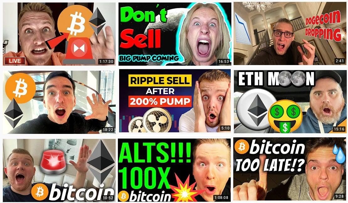 Crypto Youtube thumbnails : r/CryptoCringe