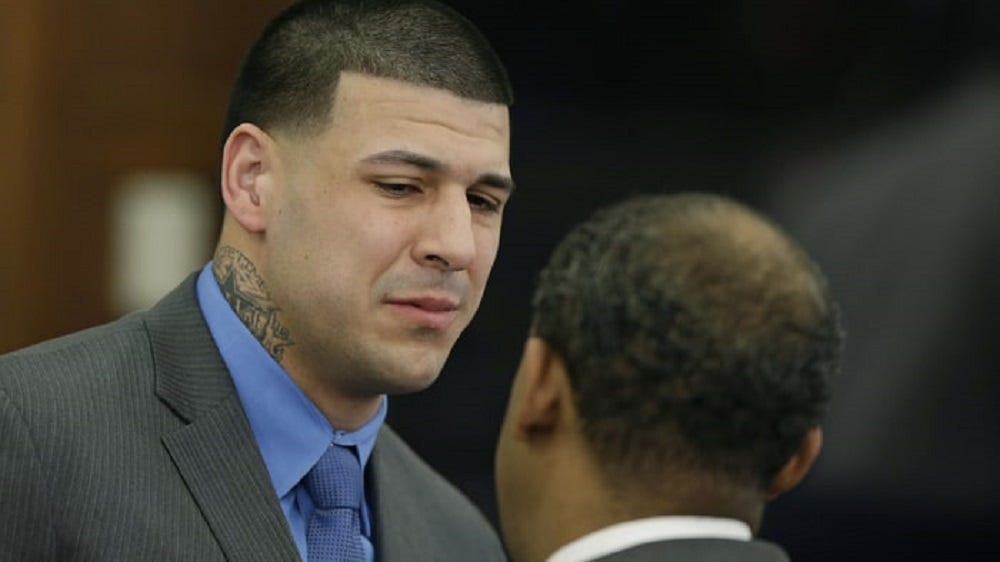 aaron hernandez crying over gay closet case