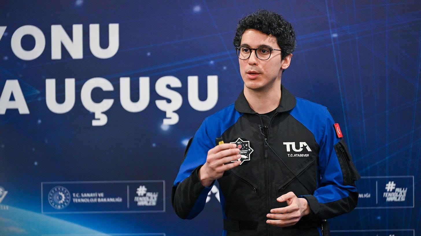 Türkiye's second astronaut to perform 3 experiments in 3 minutes - Türkiye  News