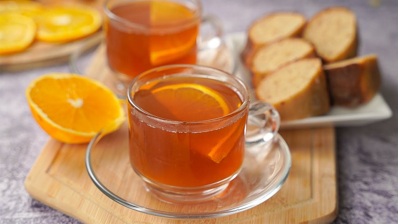Orange Tea Recipe | Easy Malta Cha | Yummy - YouTube