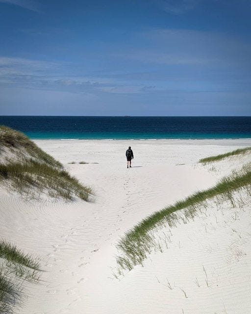 May be an image of 1 person, beach, nature and ocean