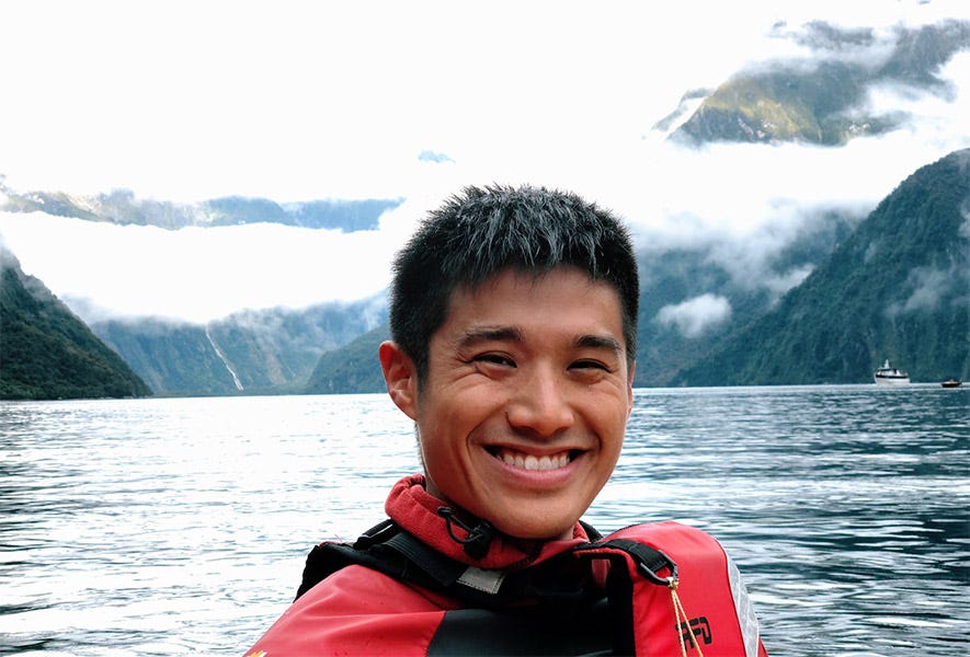 Selfie Milford Sound