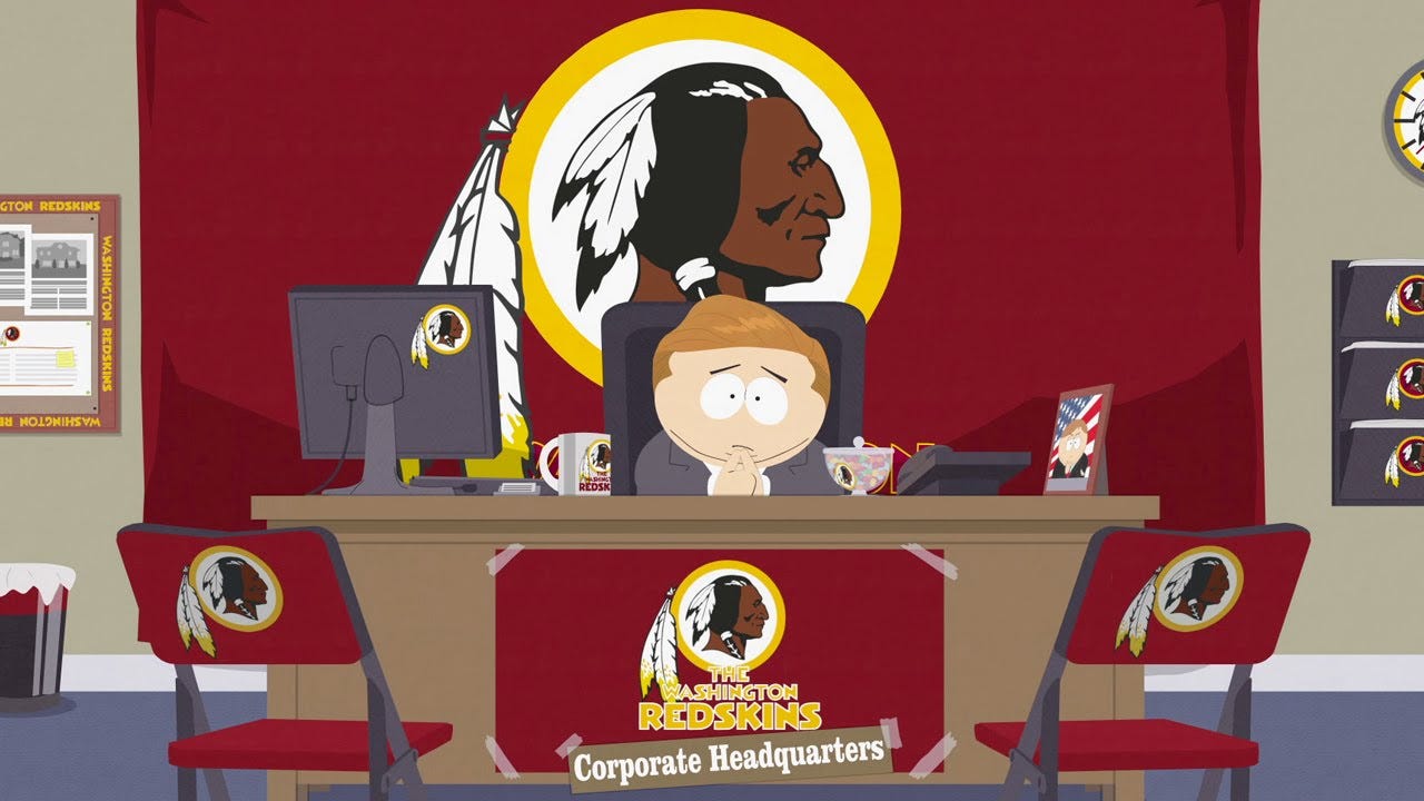 Dan Snyder Asks Cartman To Change the Name "Washington ...