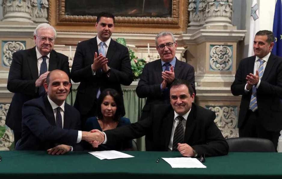 The signing of the deed in 2019 that transferred land at Ta’ Qali for the construction of a new national archives but since the planned project has been shelved to make way for a car park