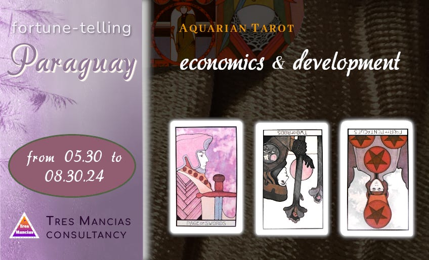 Aquarian Tarot for Paraguay (from 06.01 to 09.01.24). Fortune-telling and forecasting in Tres Mancias Consultancy.