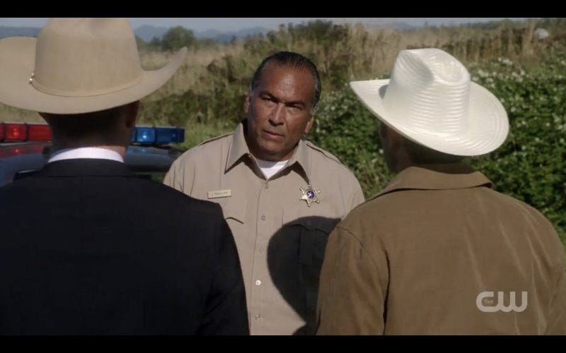 eric schweig supernatural tombstone sheriff with dean castiel