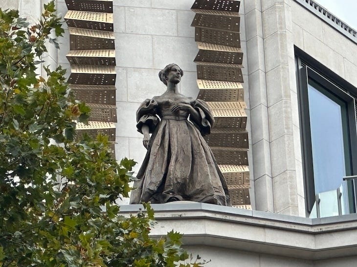 Ada Lovelace statue in Westminster