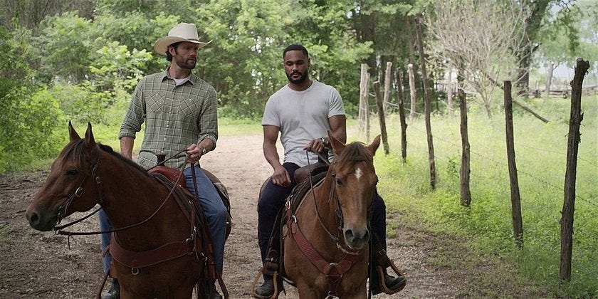 Walker Cordell and Trey ride horses talking about career 1.16.