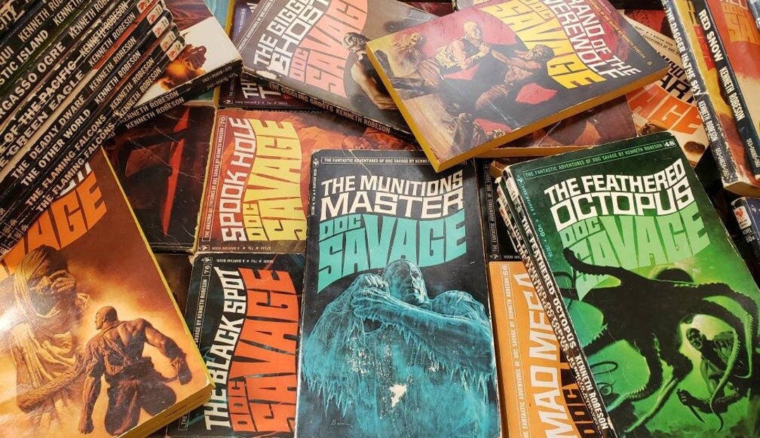 Doc Savage Vintage Pulp Novels by Kenneth Robeson Bantam Paperbacks  1960s/1970s Man of Bronze Adventure Stories Pick Your Title - Etsy