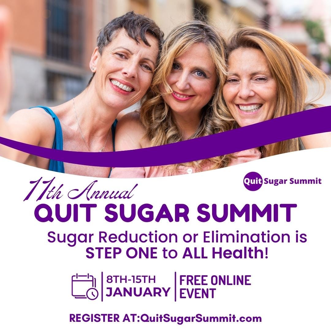 Quitr Sugar Summit--starts Monday