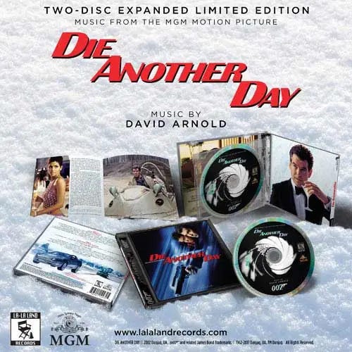 Die Another Day Two-Disc Expanded Limited Edition Soundtrack by La La Land Records