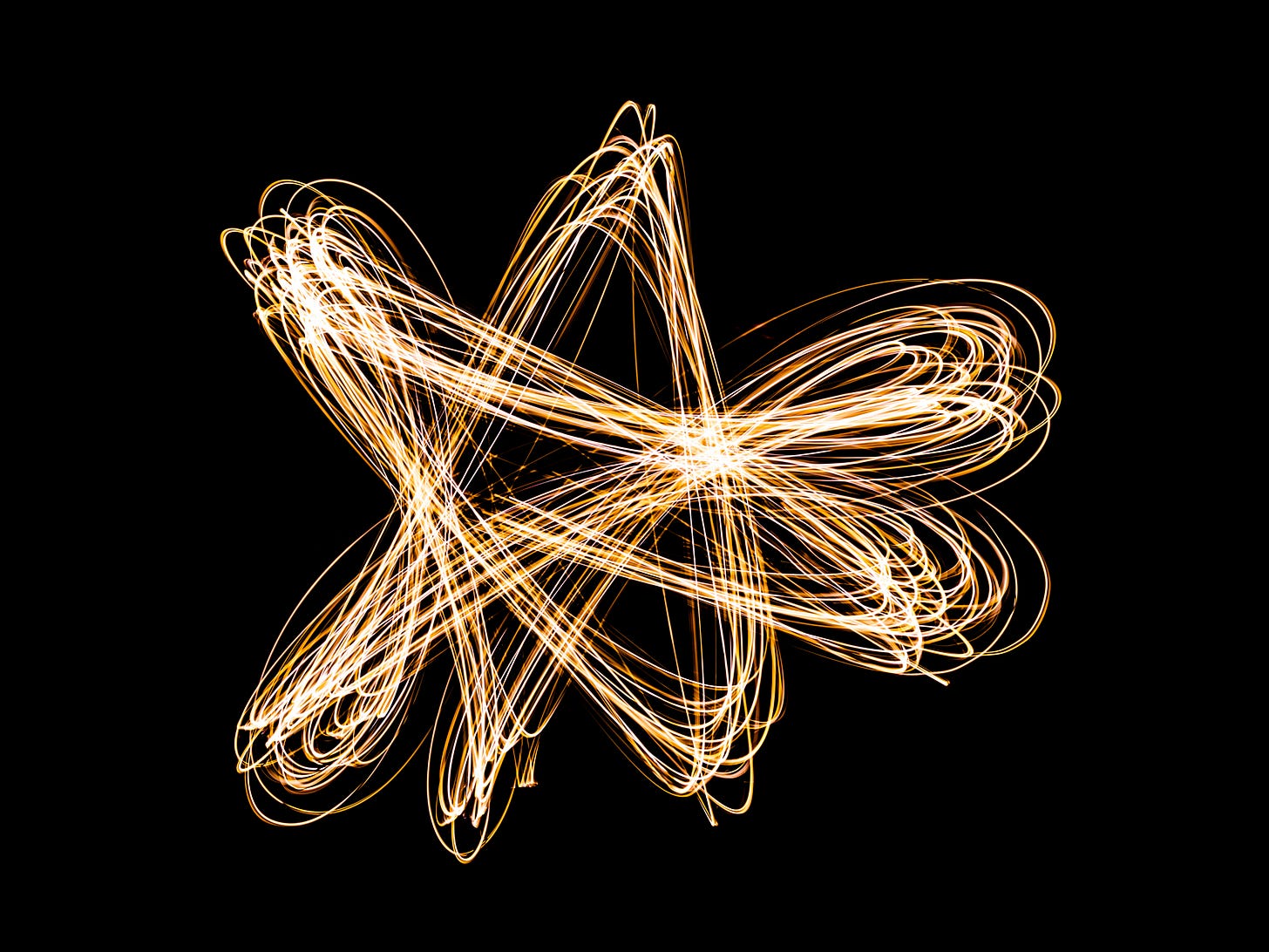 Traces of light based on Lissajous figures Traces of light based on Lissajous figures