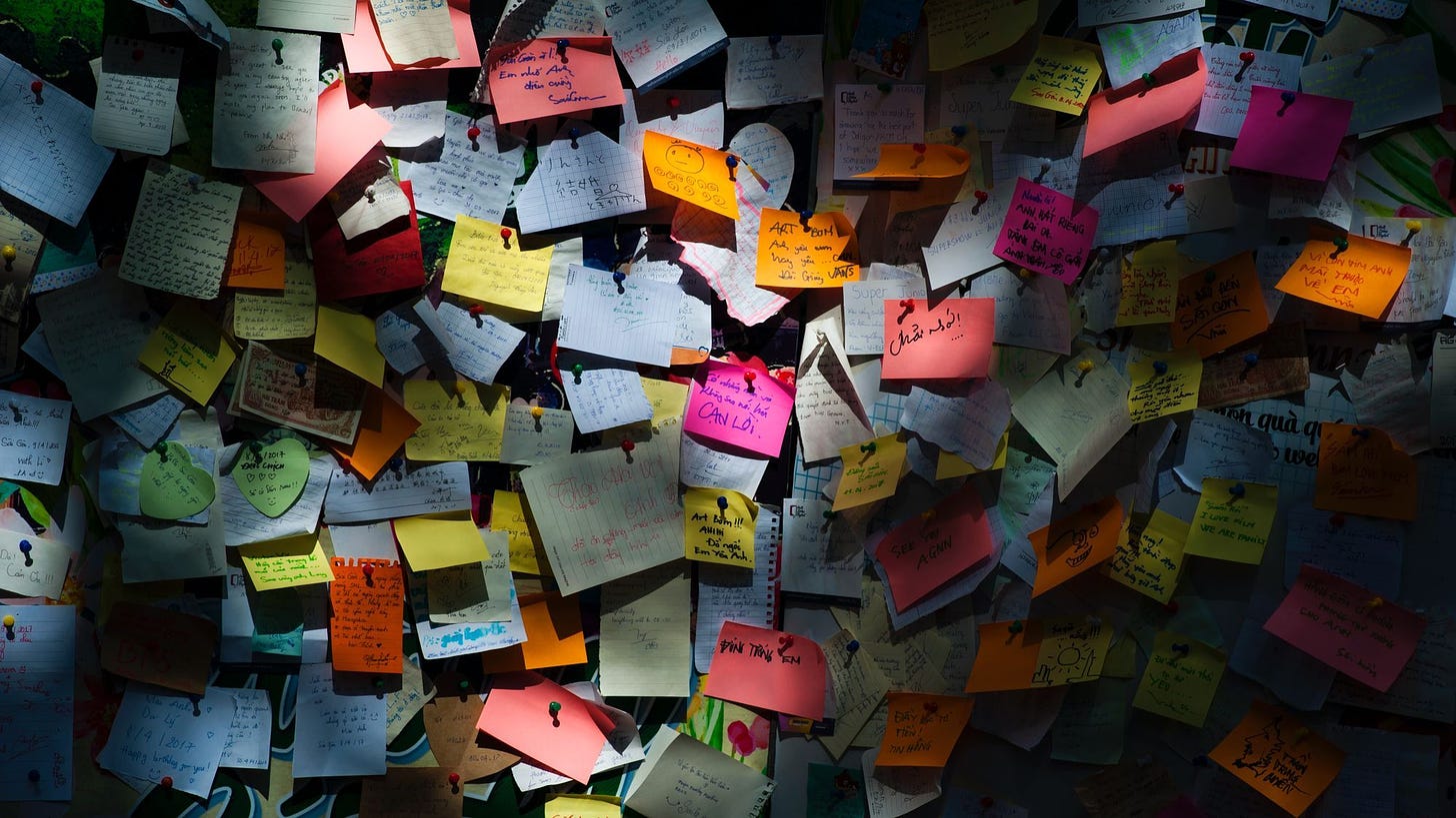 Photo of sticky notes by Min An from Pexels