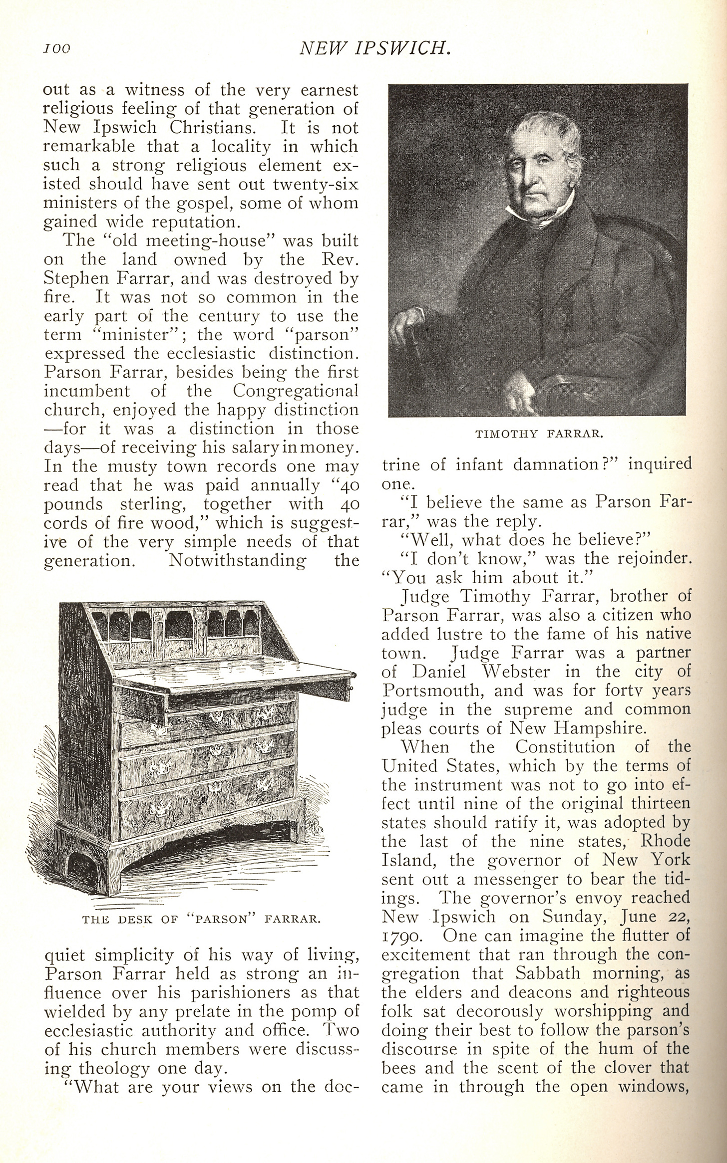 New England Magazine, March 1900, page 100