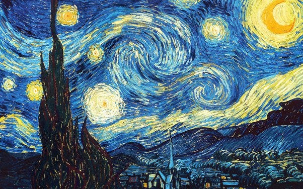 Why is Vincent Van Gogh's painting Starry Night considered beautiful? -  Quora