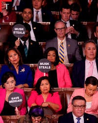 TIME | More than a half dozen Democrats walked out of Trump's speech, while  others held up signs and wore t-shirts in protest of his aggressive... |  Instagram