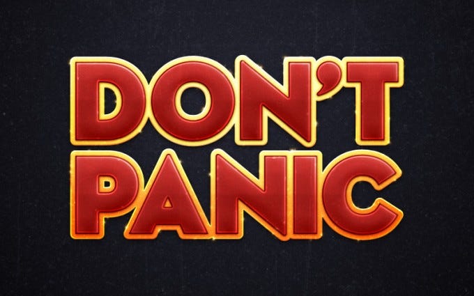 Don't Panic | Satoshi Nakamoto Institute
