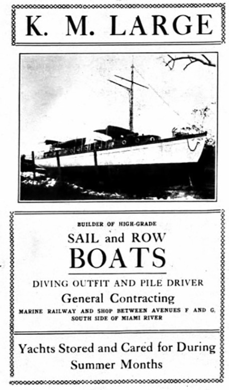  Figure 1: KM Large Boat Yard Ad in 1915