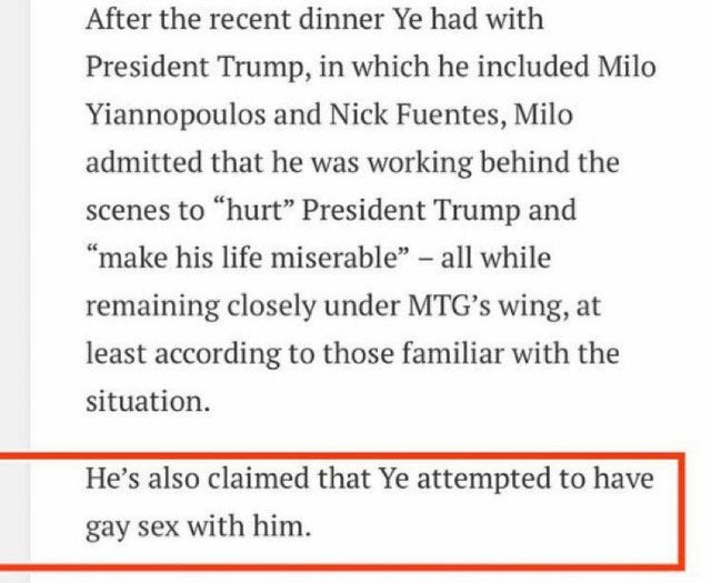 Milo claims ye is gay : r/Kanye