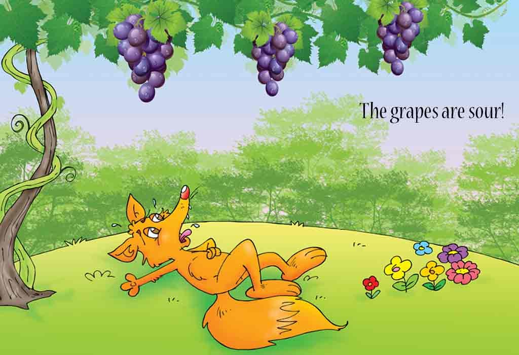 The Fox And The Grapes Story For Children With Moral