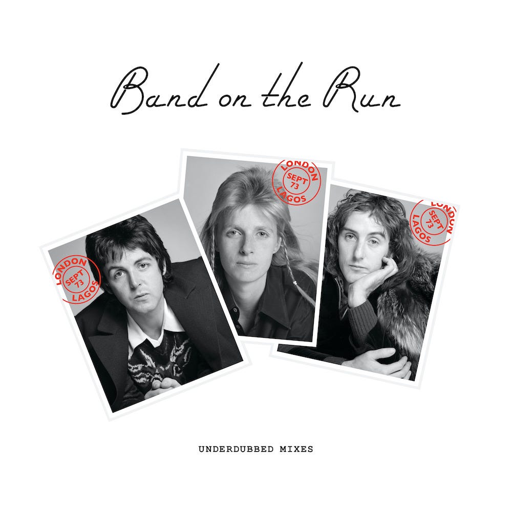 Cover of 'Band on the Run' (Underdubbed Mix) by Paul McCartney & Wings