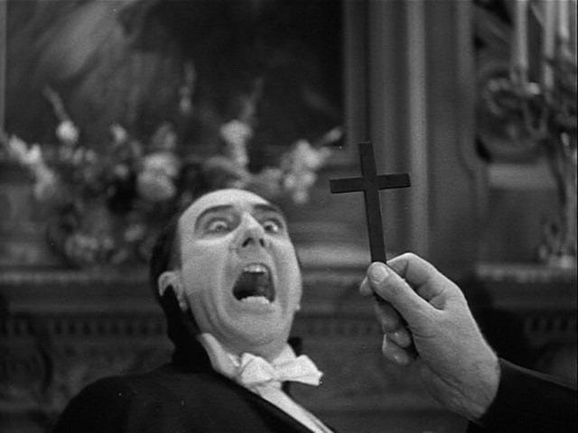 Bela Lugosi's Dracula cowering before a crucifix : r/MemeTemplatesOfficial