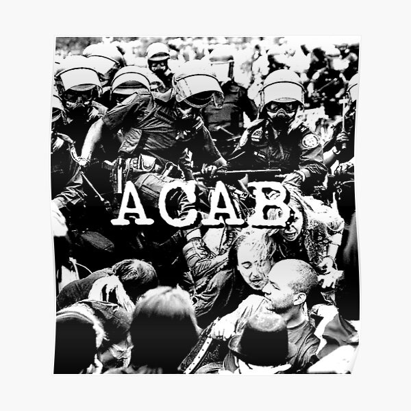 ACAB" Poster for Sale by dgorbov | Redbubble